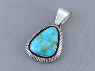 Sonoran Gold Turquoise Pendant (smaller)