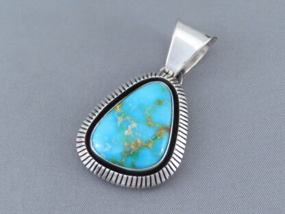 Sonoran Gold Turquoise Pendant (smaller)