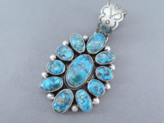 Kingman Turquoise Pendant by Bea Tom