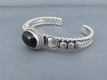 Black Onyx Cuff Bracelet by Artie Yellowhorse