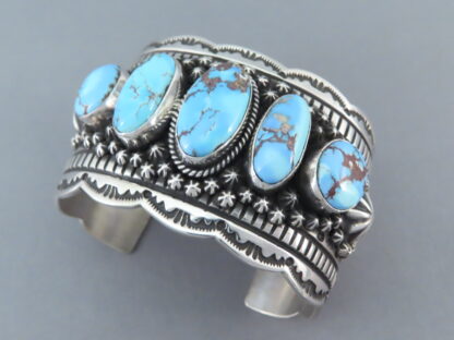 Golden Hills Turquoise Sterling Silver Cuff Bracelet