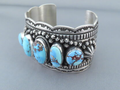 Golden Hills Turquoise Sterling Silver Cuff Bracelet