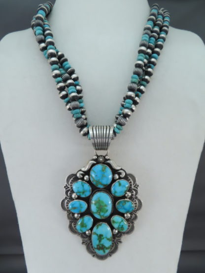 Sonoran Gold Turquoise Pendant Necklace