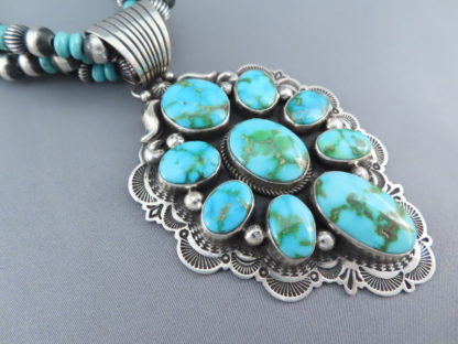 Sonoran Gold Turquoise Pendant Necklace