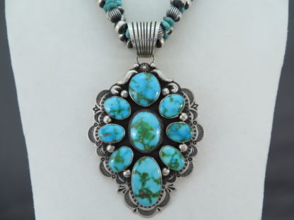 Sonoran Gold Turquoise Pendant Necklace