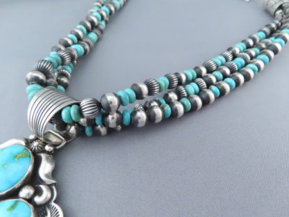 Sonoran Gold Turquoise Pendant Necklace