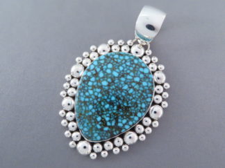 Ithaca Peak Turquoise Pendant by Artie Yellowhorse