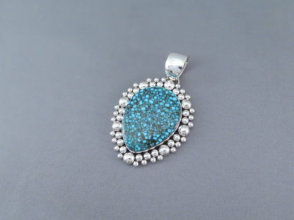 Ithaca Peak Turquoise Pendant by Artie Yellowhorse