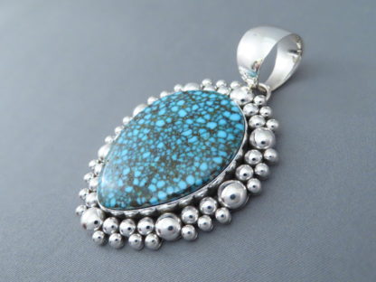 Ithaca Peak Turquoise Pendant by Artie Yellowhorse