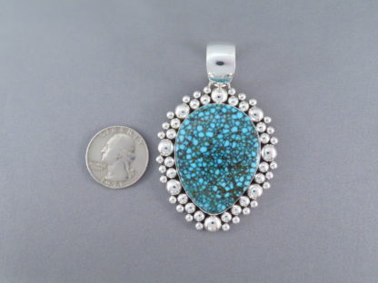 Ithaca Peak Turquoise Pendant by Artie Yellowhorse