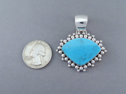 Mineral Park Turquoise Pendant by Artie Yellowhorse