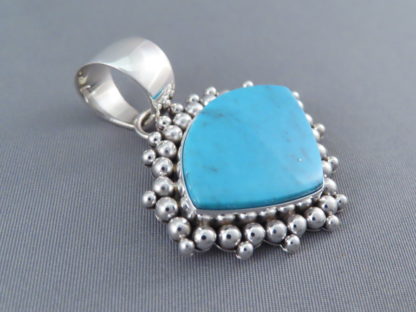 Mineral Park Turquoise Pendant by Artie Yellowhorse