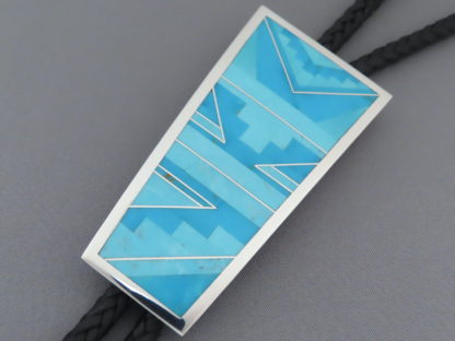 Fine Inlay – Turquoise Inlay Bolo Tie