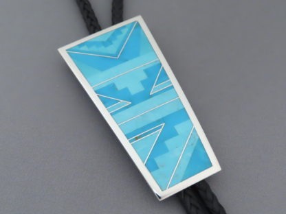 Fine Inlay – Turquoise Inlay Bolo Tie