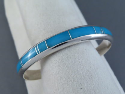 Turquoise Inlay Cuff Bracelet