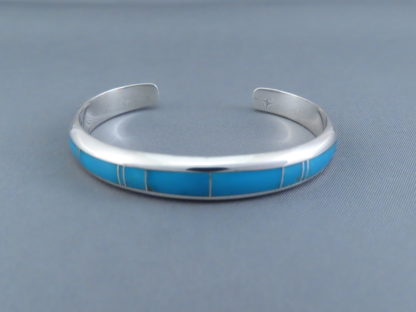 Turquoise Inlay Cuff Bracelet