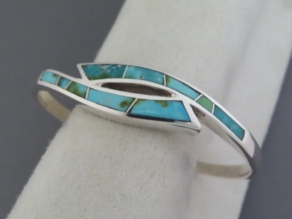 Sonoran Gold Turquoise Inlay Cuff Bracelet