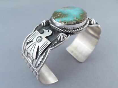 Royston Turquoise & Sterling Silver Cuff Bracelet