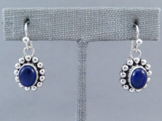 Lapis & Sterling Silver Earrings by Artie Yellowhorse