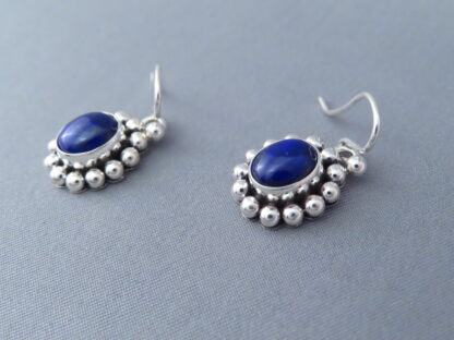 Lapis & Sterling Silver Earrings by Artie Yellowhorse