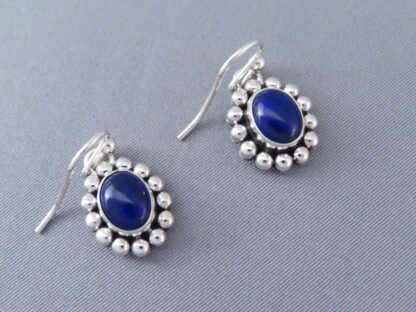 Lapis & Sterling Silver Earrings by Artie Yellowhorse