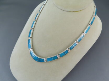 Turquoise Inlay Necklace – Full Turquoise Necklace