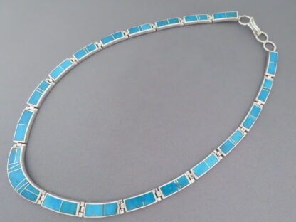 Turquoise Inlay Necklace – Full Turquoise Necklace