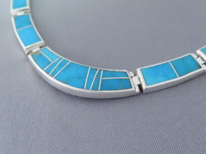 Turquoise Inlay Necklace – Full Turquoise Necklace