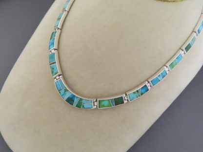 Sonoran Gold Turquoise Inlay Necklace