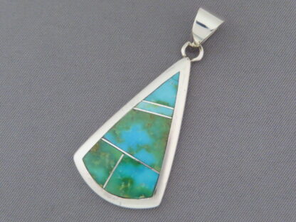 Turquoise Inlay Pendant – Sonoran Gold Turquoise