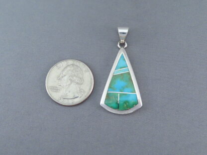 Turquoise Inlay Pendant – Sonoran Gold Turquoise