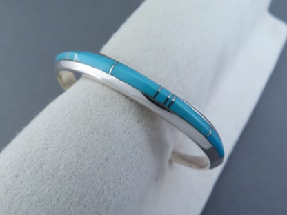 Turquoise Inlay Cuff Bracelet (small)