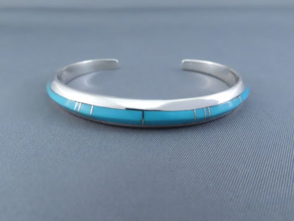 Turquoise Inlay Cuff Bracelet (small)