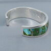 Turquoise Inlay Cuff Bracelet (Sonoran Gold Turquoise)