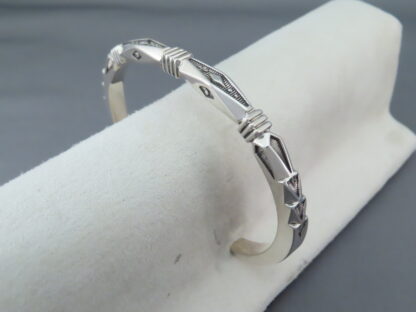 Sterling Silver Cuff Bracelet by Jennifer Curtis (Large)