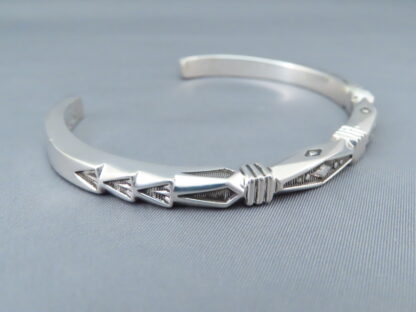 Sterling Silver Cuff Bracelet by Jennifer Curtis (Large)