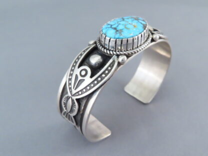 Kingman Turquoise Cuff Bracelet by Albert Jake