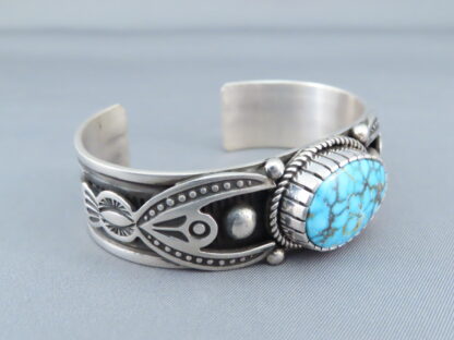Kingman Turquoise Cuff Bracelet by Albert Jake