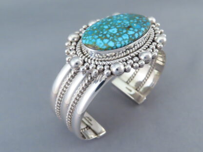 Kingman Turquoise Cuff Bracelet by Artie Yellowhorse