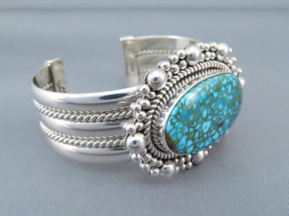 Kingman Turquoise Cuff Bracelet by Artie Yellowhorse
