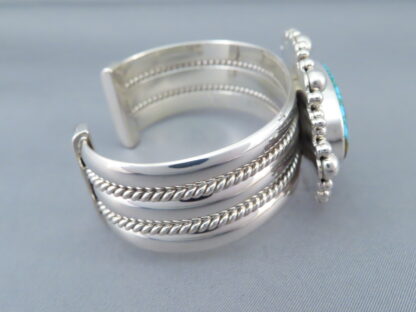 Kingman Turquoise Cuff Bracelet by Artie Yellowhorse
