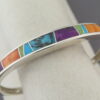 Multi-Color Inlay Cuff Bracelet