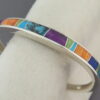 Multi-Color Inlay Cuff Bracelet