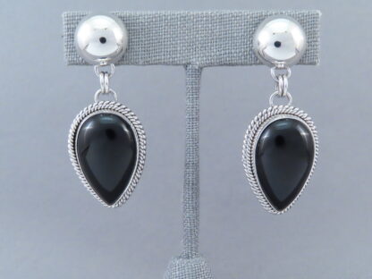 Artie Yellowhorse Onyx Earrings