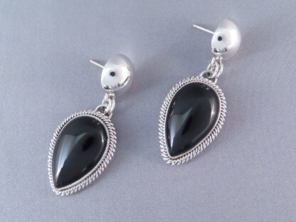 Artie Yellowhorse Onyx Earrings