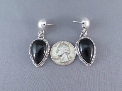 Artie Yellowhorse Onyx Earrings