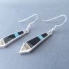 Multi-Stone Inlay Earrings featuring Turquoise