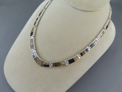 Multi-Stone Inlay Necklace