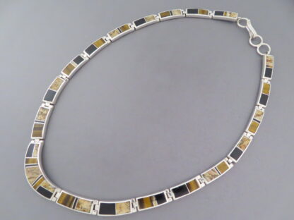 Multi-Stone Inlay Necklace