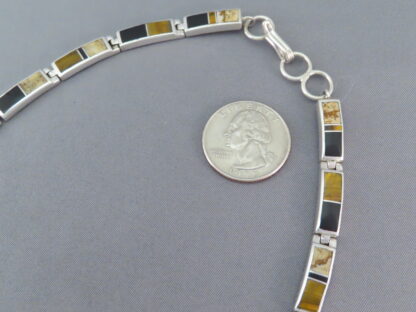 Multi-Stone Inlay Necklace